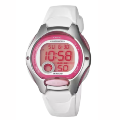 Casio General LW-200-7AV White Strap Classic Digital Unisex Kid's Watch 
